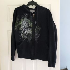 Y2k Vintage Ezekiel Zip-Up Hoodie